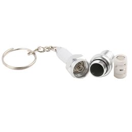Alloy Spark Plug LED Keychain Car Keyring Key chain Casual Fashion Accessories