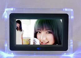 7 inch digital photo frame hd electronic photo album ultra thin portable lcd screen wedding digital frame gift