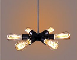 free shipping vintage industrial diy ceiling lamp bell glass pendant lighting edison bulb diy industrial lighting i8 diy