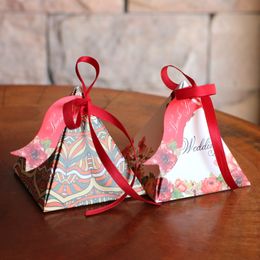 triangle wedding cake boxes