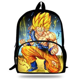 Mens Anime Dragon Ball Super 3D Frieza Backpack Satchel School Book Pen Bag Suit