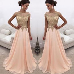 Inexpensive Peach Formal Dresses