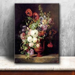 discount vase flowers canvas wall art vase flowers canvas wall art