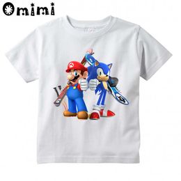 discount cute girls christmas shirts boys and girls sonic the hedgehog with mario cartoon design t - Christmas Shirts For Girls discount cute girls christmas shirts boys and girls sonic the hedgehog with mario cartoon design t - Christmas Shirts For Girls
