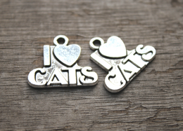 45Pcs Tibetan Silver Mouse Pendants 15mm