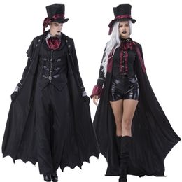 high quality adult mens womens vampire costume halloween party vampire costumes fancy cosplay outfit clothing