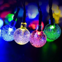 christmas tree led light solar powered waterproof string light indoor outdoor party decoration bubble shaped dream fairy light 65m 30led - Solar Christmas Decorations Australia christmas tree led light solar powered waterproof string light indoor outdoor party decoration bubble shaped dream fairy light 65m 30led - Solar Christmas Decorations Australia