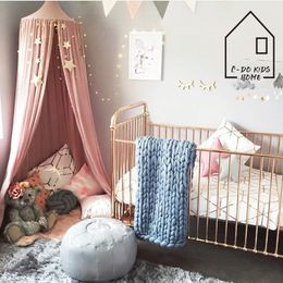 Baby Crib Tent Portable Bed Canopy Zip-Up Mosquito Net Nursery Curtains Bedroom