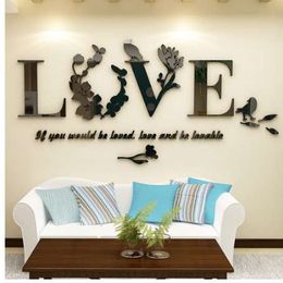shop wall decal love