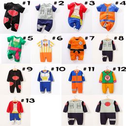 Anime One Piece Luffy and Qiao Ba Unisex Baby Onesie Rompers Customized Climbing Clothes