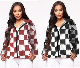 plaid champion hoodie