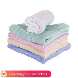 10 pcs Fiber Towel Newborn Square Towels Colorful Bathroom Clean Washcloth 6A