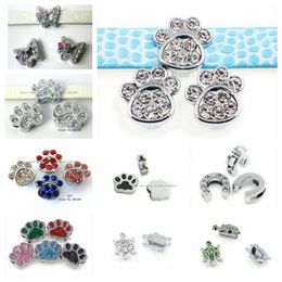 pet collar wristband wholesale 12PCS 8MM flowers slider charms for bracelet pet collar wristband wholesale 12PCS 8MM flowers slider charms for bracelet
