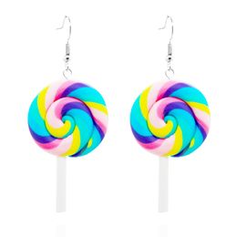 Creative Caramelos Bloques De Colores Aretes Acrílico De Creative Caramelos Bloques De Colores Aretes Acrílico De