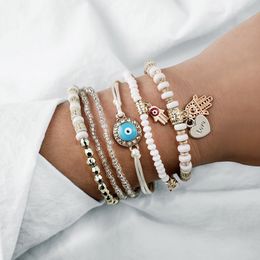 Pulsera con cuentas de bola de corazón DIY Pulsera de bola de múltiples diamantes creativa Pulsera con cuentas de bola de corazón DIY Pulsera de bola de múltiples diamantes creativa