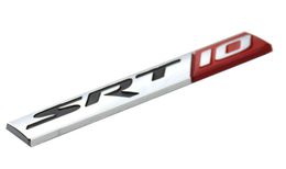 1x Chrome SRT10 SRT 10 Emblem Decal Replacement for Mopar Dodge Jeep Chrysler