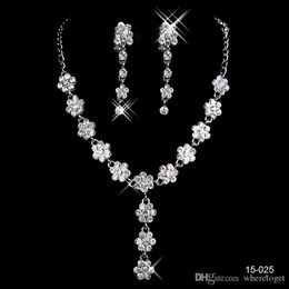 Conjunto De Joyas De Novia De Ropa Clásica Collar De Plata 7 Conjunto De Joyas De Novia De Ropa Clásica Collar De Plata 7