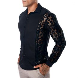 camisas de encaje para hombre