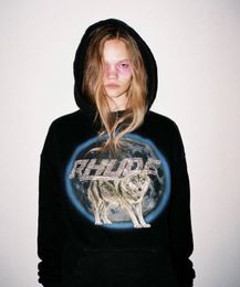 rhude wolf hoodie