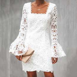 simple plain white dress