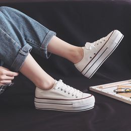 chaussure toile compensée