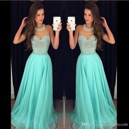 aqua evening dresses