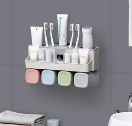 Multifuncional pasta de dientes automático que exprime el dispositivo Set sin punzonado Multifuncional pasta de dientes automático que exprime el dispositivo Set sin punzonado