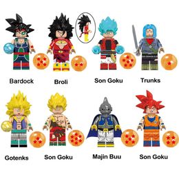 1pcs Building Blocks Bricks Dragon Ball Z Series Super Trunks Action Toys Kids LEGO Minifigures