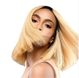Blonde Chinese Bob Hairstyles Black Woman