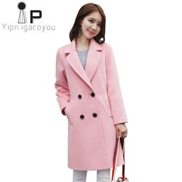 manteau femme rose