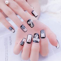 Shop Black White Nail Tip Designs Uk Black White Nail Tip Designs