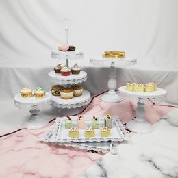 shop white metal cake