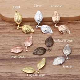 10/50pcs lovely retro fine Hollow leaves alloy charm pendant 27X14mm 10/50pcs lovely retro fine Hollow leaves alloy charm pendant 27X14mm