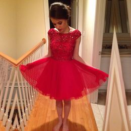 Vestidos rojos de fiesta cortos Clearance