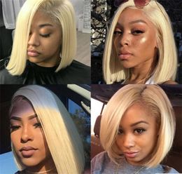 Blunt Cut Blonde Bob Black Hairstyles