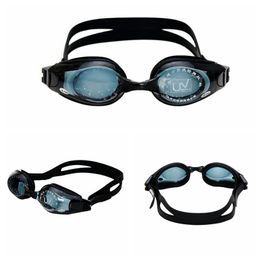 Gafas ópticas de natación para miopía para adultos gafas graduadas de silicona antiniebla gafas de natación dioptrías de agua recubiertas 