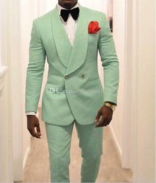 mint green asian suit