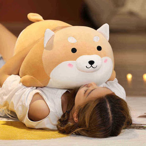 2648 cm mignon gros cul gras shiba inu oreiller en peluche rempli de dessins doux animal corgi poupées de chien enfants girls d'anniversaire de Noël cadeaux j220729