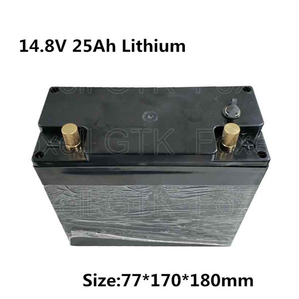 26700 14.8V 25Ah batterie au Lithium avec bms pour réverbère solaire outils électriques aspirateur équipement portable + chargeur