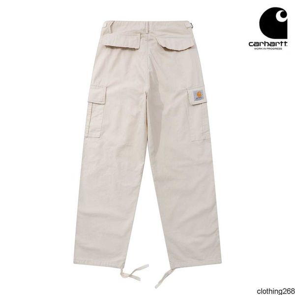 2683 pantalons pour hommes marque nord-américaine de haute rue Carhart pur coton cinq points à carreaux multi-poches salopette BB888kk