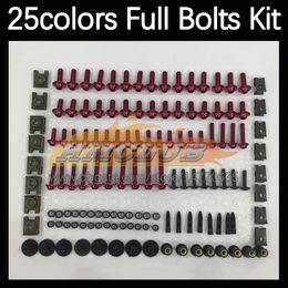 268PCS Kit completo de tornillos completos para el cuerpo de MOTO para MV Agusta F4 R312 750S 1000 R 750 1000R 312 1078 MA 05 06 2005 2006 Pernos de carenado de motocicleta Pernos de parabrisas Tuercas de tornillo