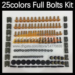 268 pièces Kit complet de vis de corps de MOTO pour DUCATI 748 853 916 996 998 S R CC 94-02 94 95 96 97 98 99 00 01 02 boulons de carénage de moto jeu d'écrous de vis de pare-brise