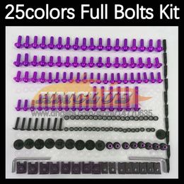 268PCS Complete Moto Body Volledige schroeven Kit voor Ducati 848 1098 1198 848S 1098S 1198S 848R 1098R 07 08 09 10 11 11 12 Motorfietsbouten Bouten Boutschroevenmoer Noot Noot