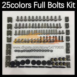 268PCS Kit completo de tornillos completos de cuerpo MOTO para KAWASAKI NINJA ZX250 ZX 250 R 250R ZX250R 2008 2009 2010 2011 2012 Pernos de carenado de motocicleta Perno de parabrisas Tornillo Tuercas Tuerca