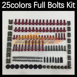 268PCS Kit completo de tornillos completos para KAWASAKI NINJA EX250 EX-250 EX 250R 250 R CC EX250R 08 09 10 11 12 Pernos de carenado de motocicleta Pernos de parabrisas Tuercas de tornillo Juego de tuercas