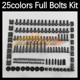 268PCS Kit completo de tornillos completos de cuerpo MOTO para KAWASAKI NINJA ZZR 600 05-08 ZZR600 05 06 07 08 2005 2006 2007 2008 Pernos de carenado de motocicleta Perno de parabrisas Tornillo Tuercas Tuerca