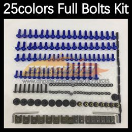 268PCS Kit completo de tornillos completos de cuerpo de MOTO para KAWASAKI NINJA ZX-636 ZX636 ZX6R ZX-6R ZX 6R 6 R CC 05 06 2005 2006 Pernos de carenado de motocicleta Juego de tuercas de tornillo de perno de parabrisas