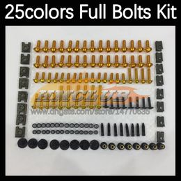 Kit complet de vis pour carrosserie de moto, 268 pièces, pour SUZUKI SV650S SV400S SV1000S 1998 1999 00 2001 2002 98 99 00 01 02, boulons de carénage de moto, boulon de pare-brise, écrous à vis