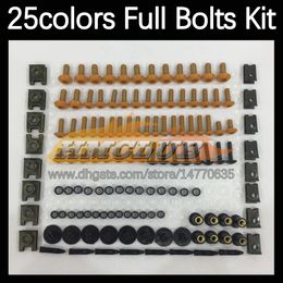 268PCS Complete Moto Body Volledige schroeven Kit voor Suzuki GSXR 600 750 CC K11 GSXR600 GSXR750 2017 2017 2018 2019 20 21 22 Motorfietsbouten Bouten Boutschroevenmoer moer