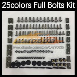 268PCS Kit completo de tornillos completos para el cuerpo de MOTO para HONDA CBR1000RR CBR1000 CBR 1000 RR 1000RR 1000CC 04 05 2004 2005 Pernos de carenado de motocicleta Perno de parabrisas Tuercas de tornillo